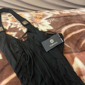 Black Versace dress